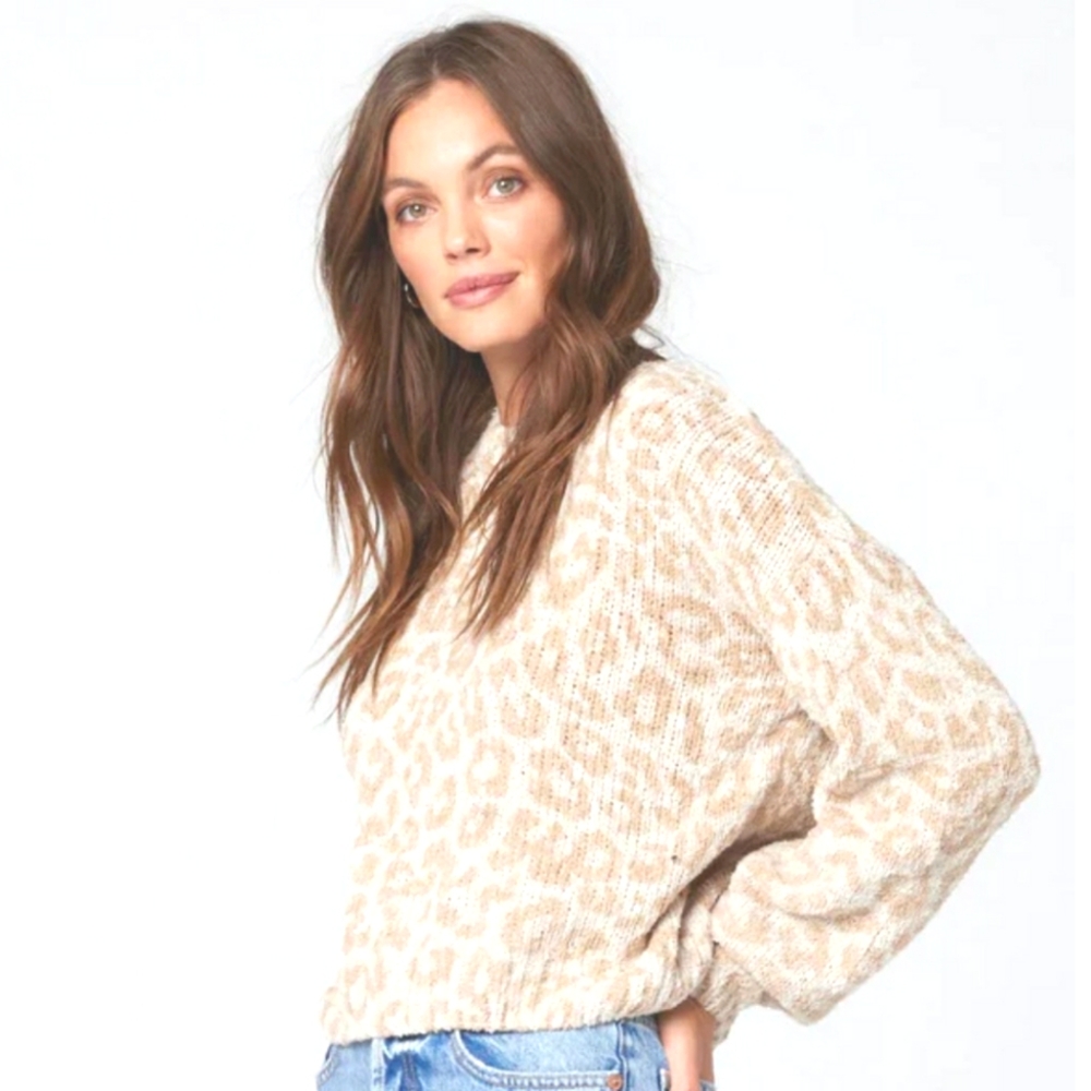 NWT SALTWATER LUXE LONG SLEEVE SWEATER SIZE L